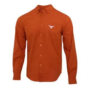 Antigua Texas Longhorns Flight Long Sleeve Dress Shirt Size XL